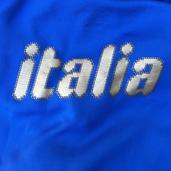 FIGC Italia 1/4 zip Soccer Oversized Long Sleeve Pullover Puma Jersey Hi Collar - Picture 13 of 14